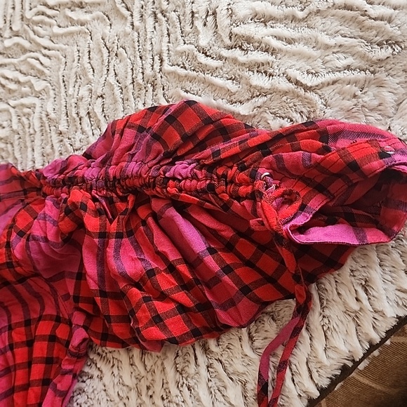 NWT Free People Red Combo Top XS - Picture 12 of 15